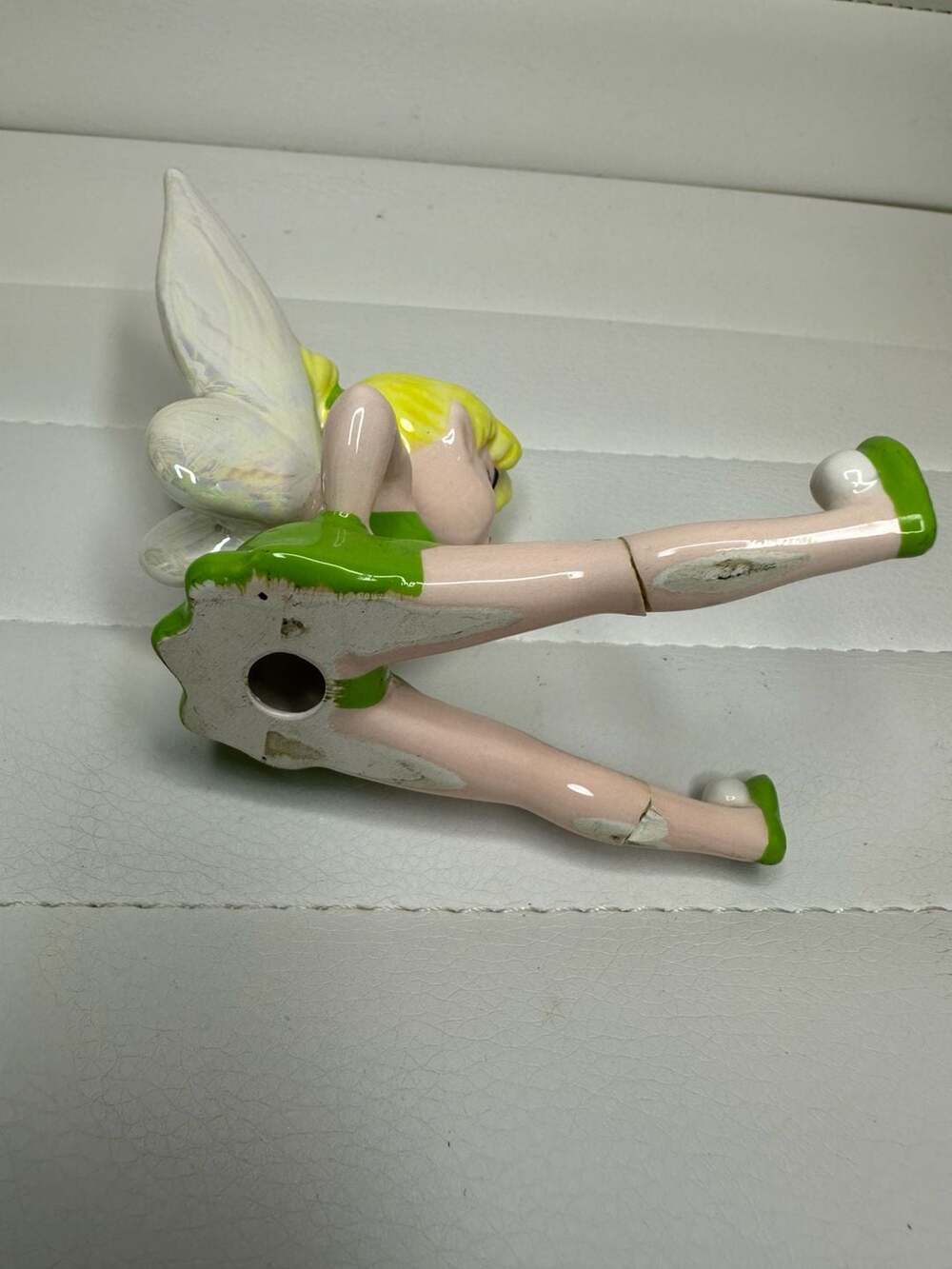 Vintage Disney Tinker Bell Sitting Ceramic Figurine - Picture 7 of 7